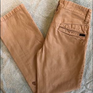 Volcom boys khaki pants size 24/8 regular US